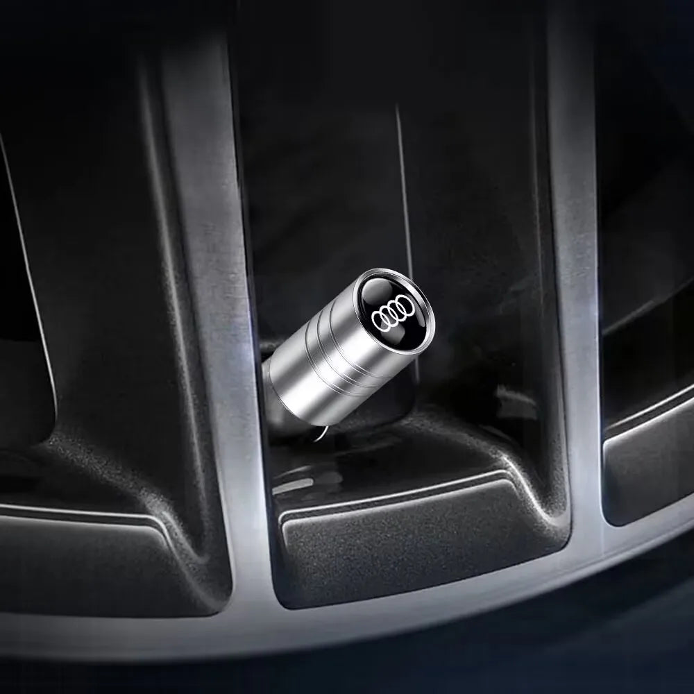 Elegante Ventilkappen 4 Stk. für Audi