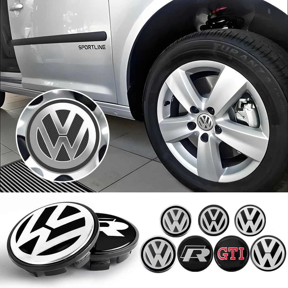 Stilvolle Radnabenkappen im VW-Design – 4 Stk.