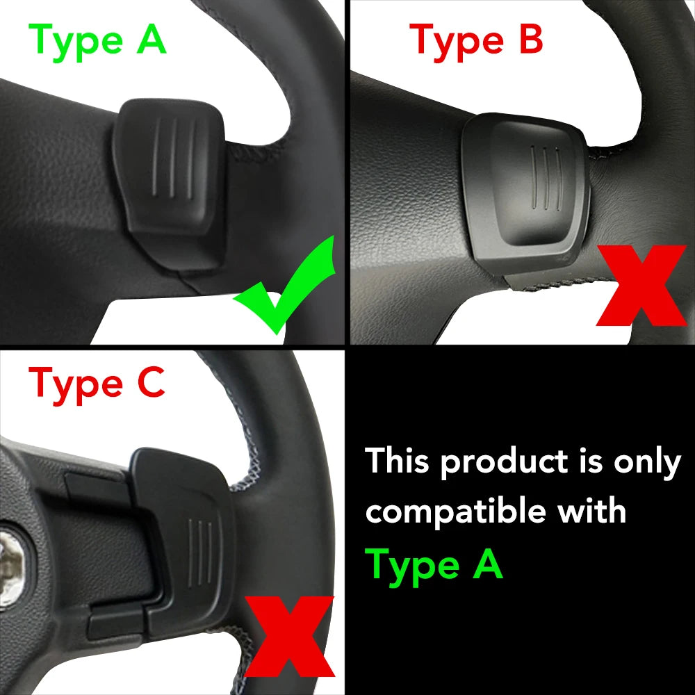 DSG Lenkrad Schaltwippen Erweiterung für VW Golf 5/6, Jetta, Passat, Polo, Tiguan, Seat Leon