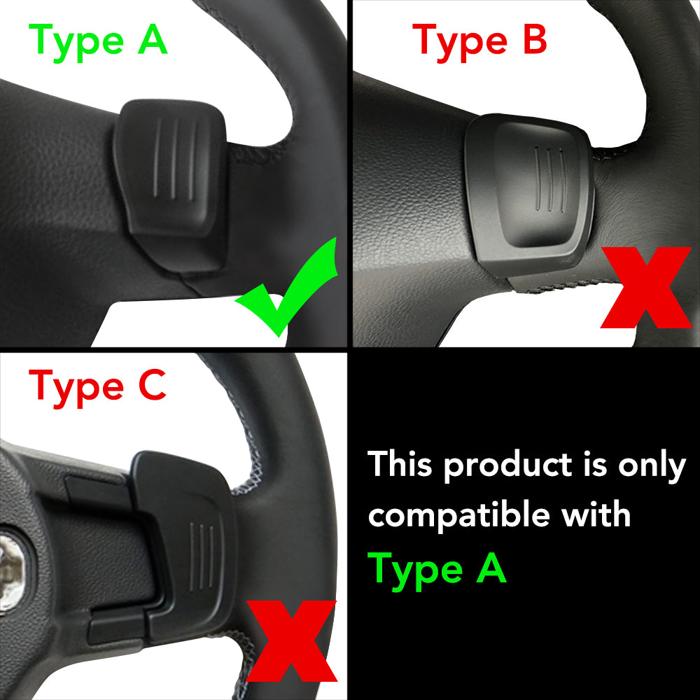 DSG Lenkrad Schaltwippen Erweiterung für VW Golf 5/6, Jetta, Passat, Polo, Tiguan, Seat Leon