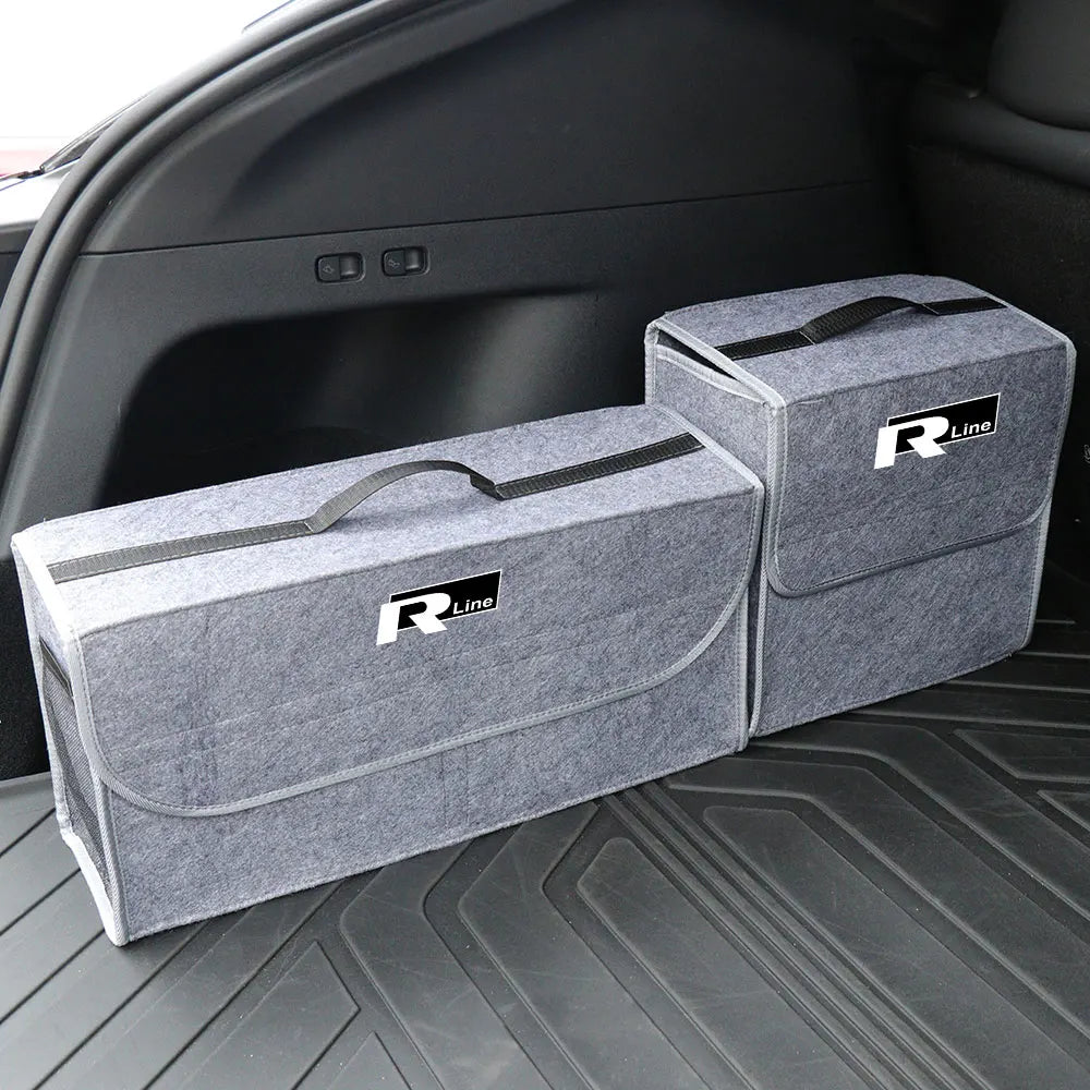 Faltbare Kofferraumbox im VW-Design