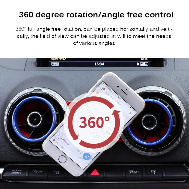 Handyhalterung 360° drehbare  für Audi A3 – Ihr perfekter Begleiter!