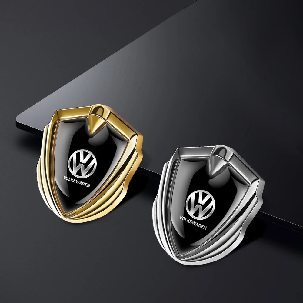 Elegantes VW-Wappenlogo